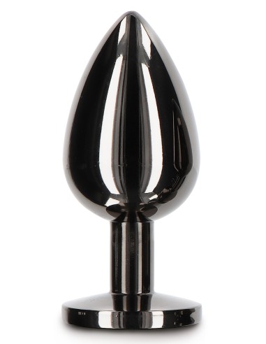 Plug Bijou Anal Diamond Jewel L 8 x 4cm Noir | FetishXplore