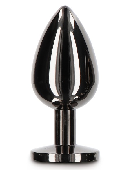 Plug Bijou Anal Diamond Jewel L 8 x 4cm Noir | FetishXplore