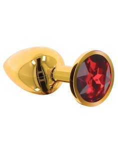 Plug Bijou Anal Jewel Taboom S 6 x 2.7cm Doré & Rouge | FetishXplore