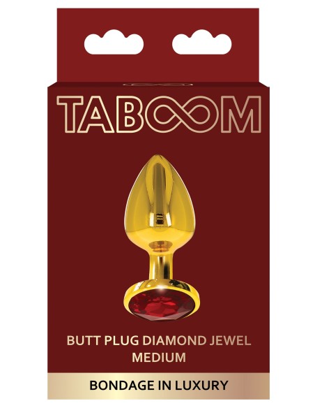 Jewel Taboom anal plug 7.5 x 3.3cm