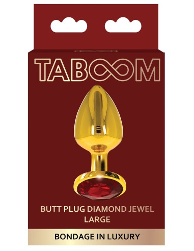 Jewel Taboom anal plug 8 x 4cm