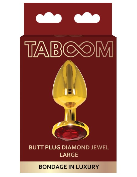 Jewel Taboom anal plug 8 x 4cm