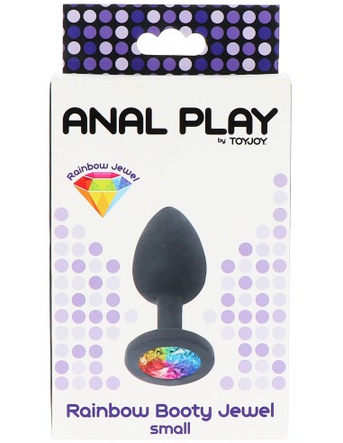 Plug Bijou Anal Rainbow S 6 x 2.8cm | FetishXplore