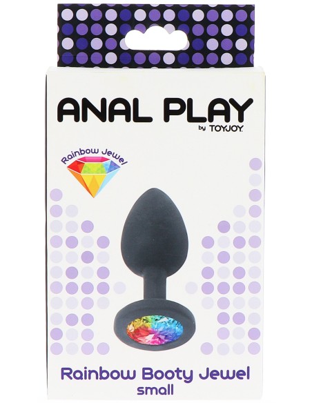 Plug Bijou Anal Rainbow S 6 x 2.8cm | FetishXplore