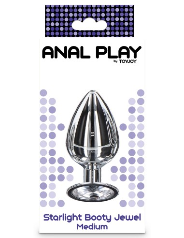 Plug Bijou Anal Starlight Booty M 7.5 x 3.3cm | FetishXplore