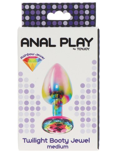 Bijou Anal Twilight Rainbow M 7 x 3.5cm Full Rainbow | FetishXplore