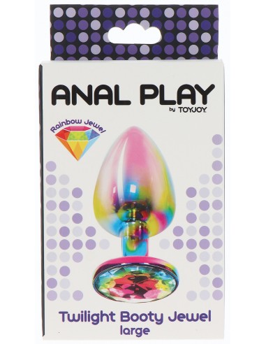 Bijou Anal Twilight Rainbow L 8.5 x 4cm Full Rainbow | FetishXplore