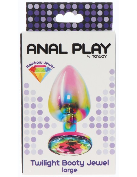 Bijou Anal Twilight Rainbow L 8.5 x 4cm Full Rainbow | FetishXplore
