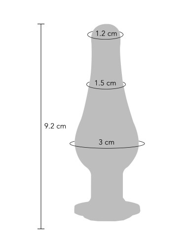Plug Bijou Anal Twilight Bum S 9 x 3.2cm | FetishXplore