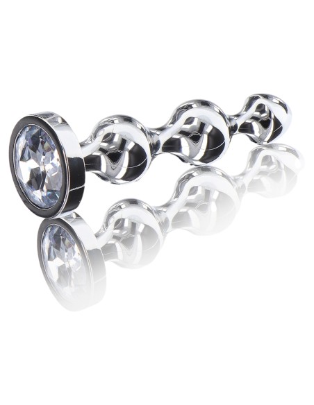 Plug Bijou Diamond Star Beads L 12 x 2.9cm | FetishXplore