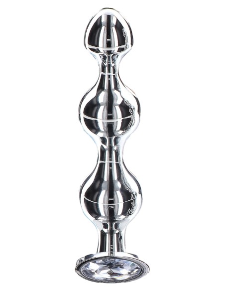 Plug Bijou Diamond Star Beads L 12 x 2.9cm | FetishXplore