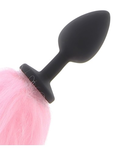 Plug avec Queue Licorne LED 6 x 2.8cm Rose Taboom | FetishXplore