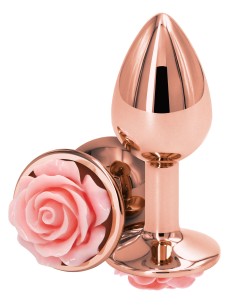 Plug Bijou Rear S 6 x 2.7cm Rose & Rose | FetishXplore