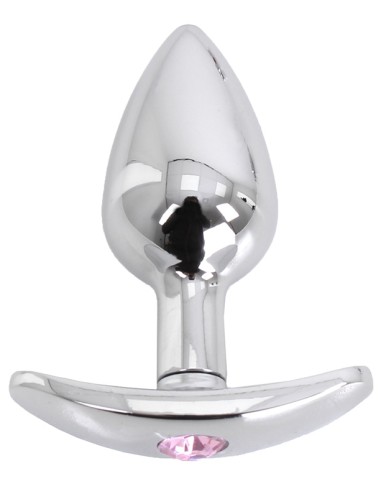 Bijou Anal Plug with Curve Base 6 x 2.8 cm - Bijou Rose