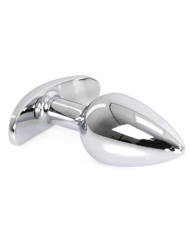 Plug Bijou anal with curved base 6 x 2.8 cm - Transparent Bijou