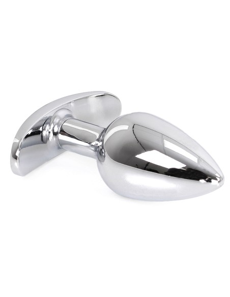 Plug Bijou anal with curved base 6 x 2.8 cm - Transparent Bijou