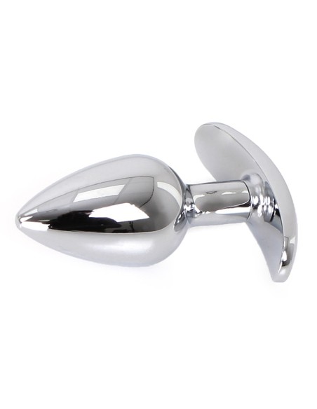 Plug Bijou anal with curved base 6 x 2.8 cm - Transparent Bijou