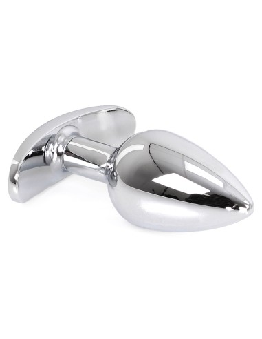Plug Bijou Anal with Curve Base 6 x 2.8 cm - Bijou red