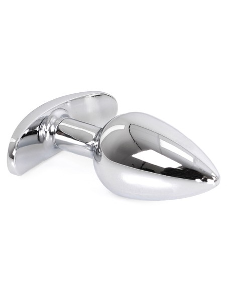 Plug Bijou Anal with Curve Base 6 x 2.8 cm - Bijou red