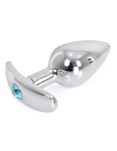 Plug Bijou Anal Curve 6 x 2.8cm Bijou Bleu | FetishXplore