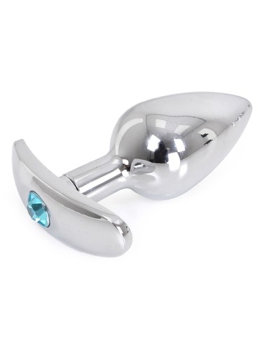 Plug Bijou Anal Curve 6 x 2.8cm Bijou Bleu | FetishXplore