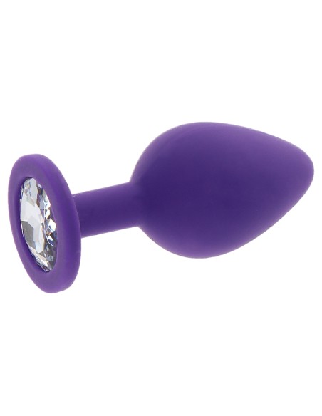 Plug Bijou Diamond Booty L 9 x 4cm Violet | FetishXplore