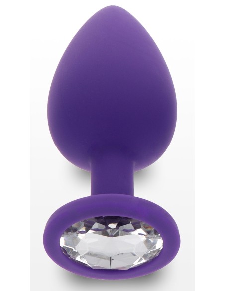 Plug Bijou Diamond Booty L 9 x 4cm Violet | FetishXplore