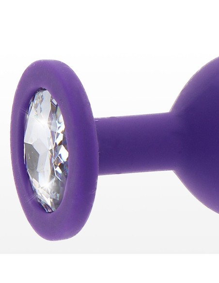 Plug Bijou Diamond Booty L 9 x 4cm Violet | FetishXplore