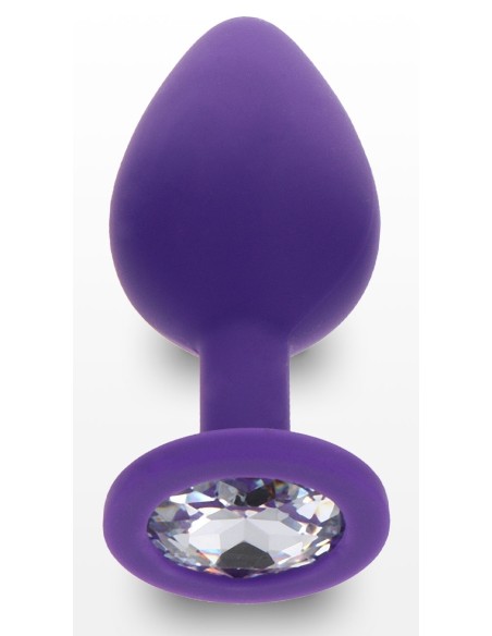 Plug Bijou Diamond Booty M 7 x 3.5cm Violet | FetishXplore