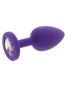 Plug Bijou Diamond Booty S 6 x 2.8cm Violet | FetishXplore