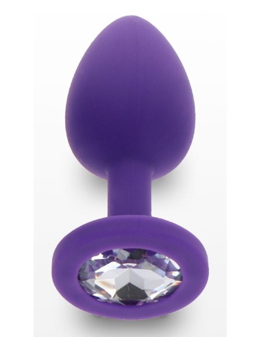 Plug Bijou Diamond Booty S 6 x 2.8cm Violet