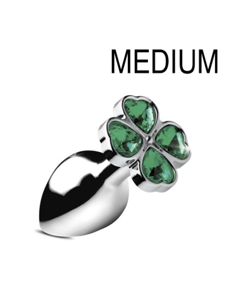 Lucky Gem Clover Jewelry Plug 7.5 x 3.2 cm