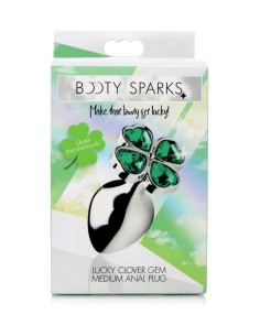 Plug Bijou Lucky Gem Trèfle 7.5 x 3.2cm | FetishXplore 2