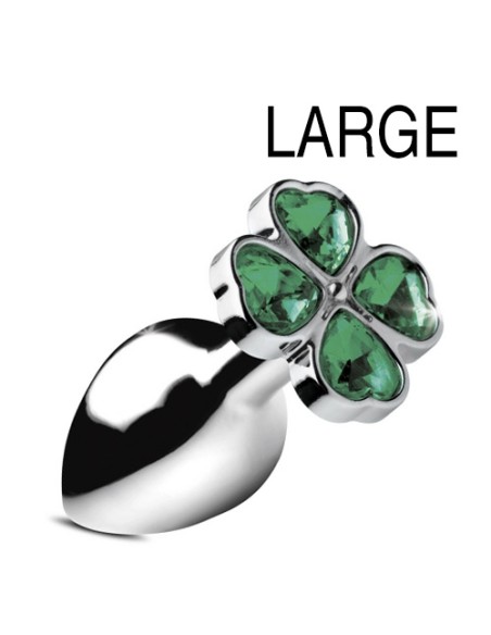Lucky Gem Clover Jewelry Plug 9 x 4 cm