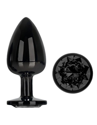 Plug Bijou AfterDark L 8 x 4cm Noir | FetishXplore