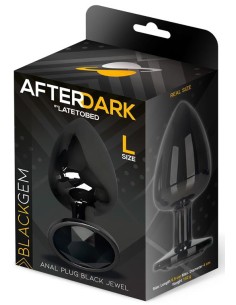 Plug Bijou AfterDark L 8 x 4cm Noir | FetishXplore 2