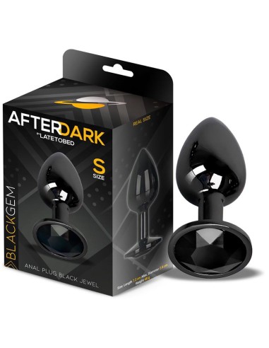 Plug Bijou AfterDark S 6 x 2.7cm Noir | FetishXplore