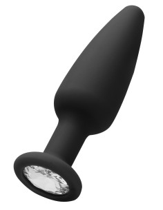 Plug Bijou Silicone Cone Diamond 9 x 3cm | FetishXplore