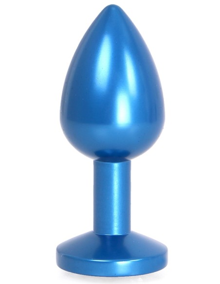 Gem Light Alu Jewelry Plug 6 x 2.8 cm Blue