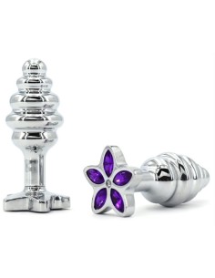 Plug Bijou Star 6.5 x 2.8cm Violet | FetishXplore