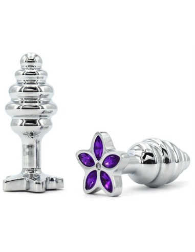 Plug Bijou Star 6.5 x 2.8cm Violet | FetishXplore