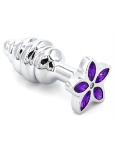 Plug Bijou Star 6.5 x 2.8cm Violet | FetishXplore 2
