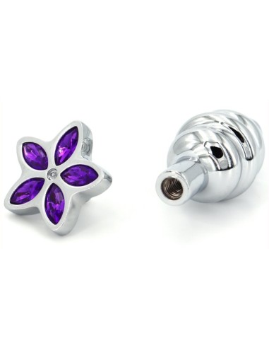 Plug Bijou Star 6.5 x 2.8cm Violet | FetishXplore