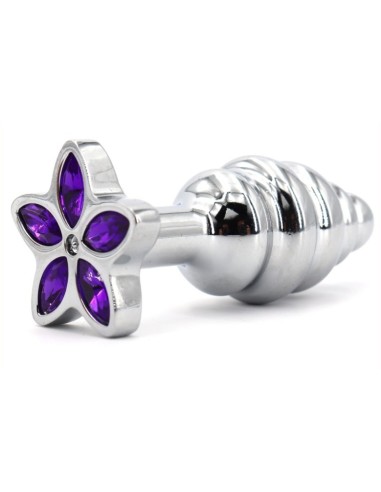 Plug Bijou Star 6.5 x 2.8cm Violet | FetishXplore