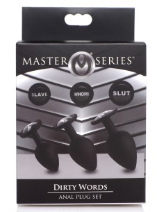 Kit de 3 Plugs Dirty Words | FetishXplore 2