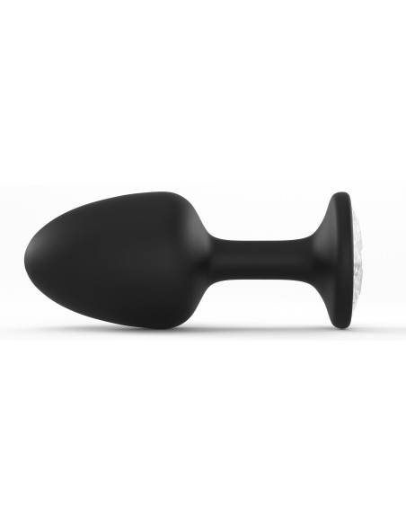 Plug Bijou Geisha Diamond 7 x 3.2cm Noir | FetishXplore