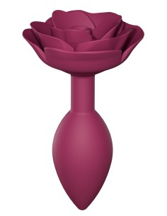 Plug Bijou Anal Open Roses M 8 x 3.3cm Rose | FetishXplore