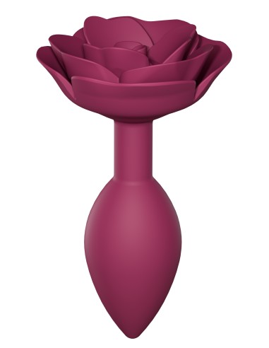 Plug Bijou Anal Open Roses M 8 x 3.3cm Rose | FetishXplore