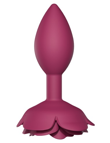 Plug Bijou Anal Open Roses M 8 x 3.3cm Rose | FetishXplore