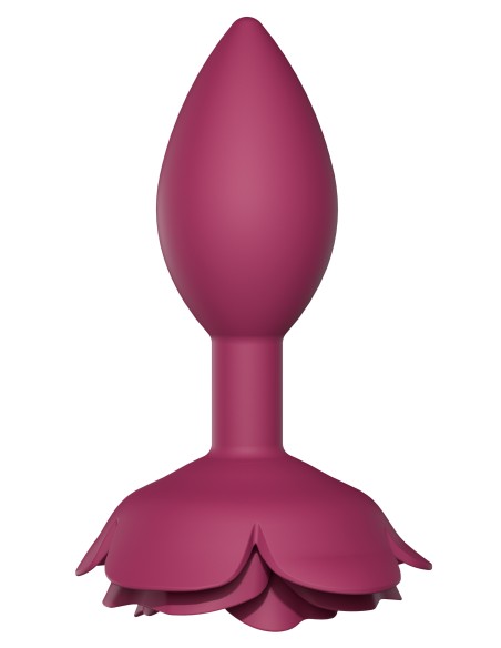Plug Bijou Anal Open Roses M 8 x 3.3cm Rose | FetishXplore